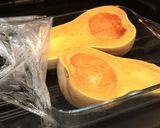 バターナッツのハロウィン肉詰め作り方1写真