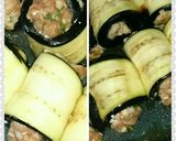 旨い(*´╰╯`๓)♬茄子の挽き肉巻き~作り方4写真