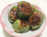 隠し味が効く！ピーマンの肉詰め♡作り方5写真