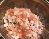 鶏肉と玉ねぎのかき揚げ風ハンバーグ作り方4写真