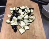 簡単! 茄子のカレー炒め作り方1写真