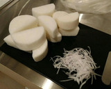 お大根と厚揚げといんげんの煮物♡作り方1写真