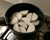 お大根と厚揚げといんげんの煮物♡作り方2写真