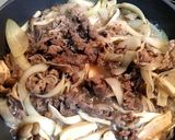 ☆めんつゆで簡単☆本格牛丼☆きのこ入り☆作り方6写真