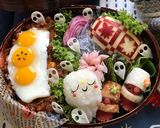 簡単】キャラ弁 おばけチップ ハロウィン作り方12写真