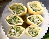 簡単あと一品☆ネギしらす巾着٩( ᐛ )作り方5写真