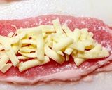 もち麦雑穀ご飯のとろ〜りチーズカツ丼♡作り方2写真