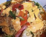 雑炊ミルク辛ラーメン作り方4写真