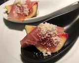 イチヂクと生ハムのパルメザンチーズがけ作り方2写真