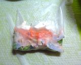 鶏ささみとクリームチーズの生春巻き作り方5写真