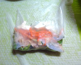 鶏ささみとクリームチーズの生春巻き作り方5写真