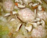 ★鶏団子入り中華風はるさめスープ★作り方9写真