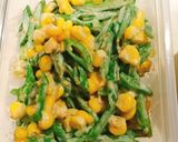 モロッコいんげんの胡麻味噌炒め作り方5写真