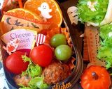サンドらず ハロウィン弁当 花束風サンド作り方4写真