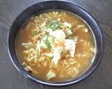 辛ラーメンを私のランチに作り方4写真