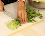水菜のしゃきしゃきサンドイッチ作り方1写真