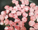 豚コマ団子でチリコンカン作り方3写真