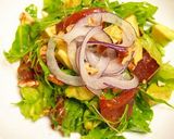 マグロの漬けとアボカドの中華風サラダ作り方6写真