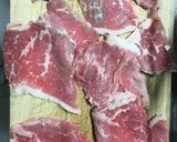 牛肉の水菜巻き〜中華風ダレ〜作り方1写真