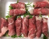 牛肉の水菜巻き〜中華風ダレ〜作り方3写真