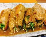 牛肉の水菜巻き〜中華風ダレ〜作り方6写真
