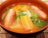 ウインナーto野菜たっぷりnoお味噌汁♪作り方8写真