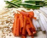 お洒落な中華風野菜炒め 残り物で♪作り方1写真