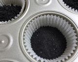 簡単！カップでチーズケーキ(黒豆入り）作り方1写真