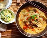 ピリ辛☆クラムチャウダー風辛ラーメン作り方4写真