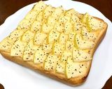 甘じょっピリなりんごマヨトースト作り方5写真