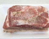 簡単！豚バラブロックで煮豚作り方1写真