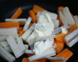蓮根と人参のサワークリーム炒め作り方5写真