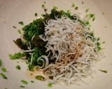 大根の茎としらす干しのわさびナムル作り方4写真