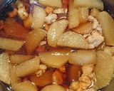 大根と鶏肉の煮物作り方5写真