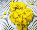 食用菊とイカの酢の物作り方6写真