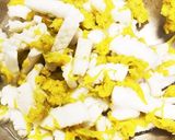 食用菊とイカの酢の物作り方7写真