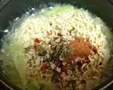 肉味噌チーズ辛ラーメン作り方4写真