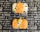 ツートンカラーのパンプキンおにぎり作り方3写真