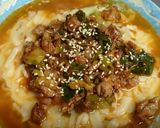 肉味噌チーズ辛ラーメン作り方6写真