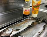 簡単★ニジマスのバターポン酢焼き★時短♪作り方1写真