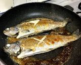 簡単★ニジマスのバターポン酢焼き★時短♪作り方6写真