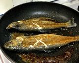 簡単★ニジマスのバターポン酢焼き★時短♪作り方7写真