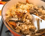 おこげ♡ルクルーゼ鶏こぼうの炊き込みご飯作り方6写真