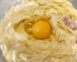 ズボラ♥レンジだけ♪全卵カルボナーラஐஃ作り方4写真