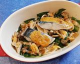 魚と野菜の味噌マヨレンジ蒸し作り方5写真