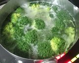 ブロと茹で落花生のゴマ味噌和え作り方1写真
