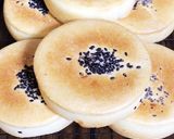 抹茶　くるみ　平焼きパン作り方12写真
