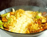うまからっ！チーズタッカルビ辛ラーメン作り方35写真