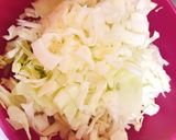 簡単！キムチお好み焼き作り方1写真