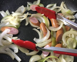 焼肉のタレで☆彡余り物焼きうどん作り方3写真